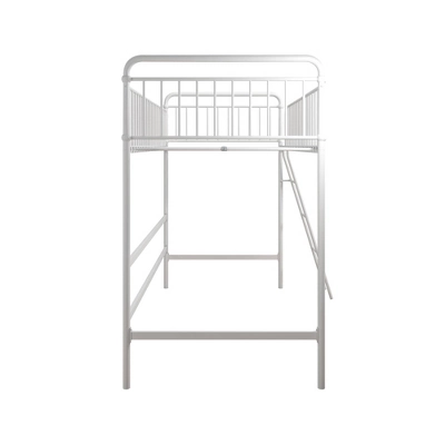 Twin Kaila Metal Loft Bed White - Room & Joy 10 Twin Kaila Metal Loft Bed White - Room & Joy - Image 8