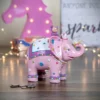 Northlight 5.75" Children's Pink Elephant With Monkey Coin Bank -Roommates Store GUEST d83fc592 e074 4868 b57b 49ad609044ad