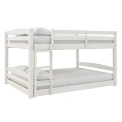 Full Over Full Alaina Floor Wood Bunk Bed - Room & Joy -Roommates Store GUEST db9d0628 f0c9 4c71 898a b2978a074531
