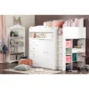 Twin Tiara Loft Bed With Desk Pure White - South Shore -Roommates Store GUEST dbf2d84f 53a4 4d51 8b26 5ef9c0db6048