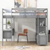 Loft Bed With Built-In Desk, Storage Shelves And Drawers - ModernLuxe -Roommates Store GUEST dcb2cef8 faef 474b 88e3 1ca78eeff33a