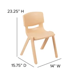 Flash Furniture 2 Pack Plastic Stackable School Chair With 13.25" Seat Height -Roommates Store GUEST dcfab01f 0d1f 4ccb 8157 b3d6360d3859