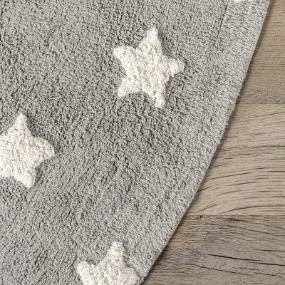 NuLOOm Raised Stars Kids Machine Washable Area Rug 6 NuLOOm Raised Stars Kids Machine Washable Area Rug - Image 4