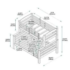 Avery Bunk Bed - Powell -Roommates Store GUEST dd95f202 31e0 4b47 9695 4dd4efeac74e