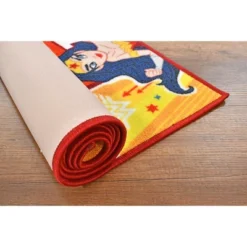 KC CUBS | Justice League Girls Kids Hopscotch Number Counting Educational Learning & Game Play Nursery Bedroom Classroom Rug Carpet, 2' 7" X 6' 0" -Roommates Store GUEST de6faf6f 8f1b 468d 85b5 6c87d02f2cea