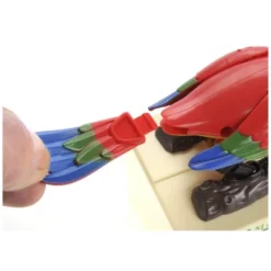 Insten Parrot Piggy Bank Robotic Coin Munching Toy Money Box, Red, 6.6x6.5 Inches -Roommates Store GUEST deff25c7 f6ed 4329 9ed2 1a3c83056add