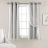 Star Sheer Insulated Grommet Blackout Window Curtain Panel Set - Lush Décor -Roommates Store GUEST df92ea28 c561 4b1d b659 c9b96590658d
