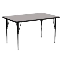 Emma And Oliver 24x60 Rectangle HP Laminate Adjustable Activity Table -Roommates Store GUEST e17b79eb febd 418f b8e7 1d10d77688ce