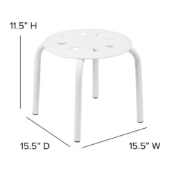 Flash Furniture Plastic Nesting Stack Stools, 11.5"Height (5 Pack) 15 Flash Furniture Plastic Nesting Stack Stools, 11.5"Height (5 Pack) -Roommates Store GUEST e59852e3 48ff 4cc0 89a3 cec067db3acb