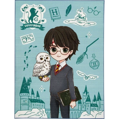 KC CUBS | Harry Potter Wizarding World Boy & Girl Kids Modern Décor For Nursery Bedroom Or Classroom Rug Carpet, Harry Potter 8 KC CUBS | Harry Potter Wizarding World Boy & Girl Kids Modern Décor For Nursery Bedroom Or Classroom Rug Carpet, Harry Potter - Image 6