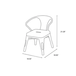 Set Of 2 Harper & Hudson Kids' Metal Activity Chairs - ACEssentials 21 Set Of 2 Harper & Hudson Kids' Metal Activity Chairs - ACEssentials -Roommates Store GUEST e7185e2c 790c 4477 ab1f bdc95d67ad72