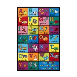 World Rug Gallery Kids Educational Learning Alphabet Non Slip Area Rug 17 World Rug Gallery Kids Educational Learning Alphabet Non Slip Area Rug -Roommates Store GUEST e867b163 cb2b 43ea 967b ecb756f3b637