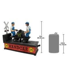 Design Toscano Railroad Handcar Collectors' Die Cast Iron Mechanical Coin Bank 9 Design Toscano Railroad Handcar Collectors' Die Cast Iron Mechanical Coin Bank -Roommates Store GUEST e96e9e39 82cf 4c76 809a 6b4a9ee6cf39