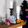 Northlight 7.75" Blue And Pink Day Of The Dead Skull Coin Bank -Roommates Store GUEST ead44bf6 54f5 4354 a277 91e6f8e51ace