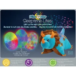 Sleeptime Lite Dinosaur Plush LED Nightlight Blue - Pillow Pets -Roommates Store GUEST ec1e0b2a d02a 4cc0 b201 94497dad8190