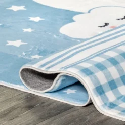 NuLOOM Peaceful Night Machine Washable Kids Area Rug 12 NuLOOM Peaceful Night Machine Washable Kids Area Rug -Roommates Store GUEST ed383133 566a 466e a963 859db654f8a1