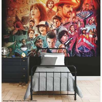 Netflix Stranger Things Mural - RoomMates 4 Netflix Stranger Things Mural - RoomMates - Image 2