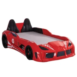 Twin Tarryton Car Bed With LED Lights And Sound - MiBasics -Roommates Store GUEST f269cedc 1343 48da 8d88 86575578f76b