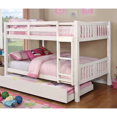 HOMES: Inside + Out Full Over Full Kids' Clare Bunk Bed White - IoHOMES 3 HOMES: Inside + Out Full Over Full Kids' Clare Bunk Bed White - IoHOMES