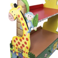 Sunny Safari Jungle Bookshelf - Fantasy Fields By Teamson Kids -Roommates Store GUEST f412766d eb20 446b 8174 06a140a586c2