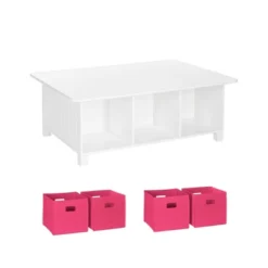 5pc Kids' Activity Table Set With 4 Bins - RiverRidge Home -Roommates Store GUEST f4b5fd9c b761 4c52 85d6 3edba68b8f52