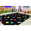 Flagship Carpets Just Teach Rainbow Polka Dots Area Rug -Roommates Store GUEST fb092548 eb97 4268 bad4 cd22759c9a1f