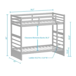 Glenwillow Home Plana Solid Wood Bunk Bed 11 Glenwillow Home Plana Solid Wood Bunk Bed -Roommates Store GUEST fbd66278 28c3 4e5f 841a 89eaa72a237d