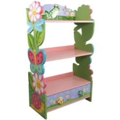 Magic Garden Floral Bookshelf - Fantasy Fields By Teamson Kids -Roommates Store GUEST fd4a1007 731b 48d3 bd75 92db0e1a6618