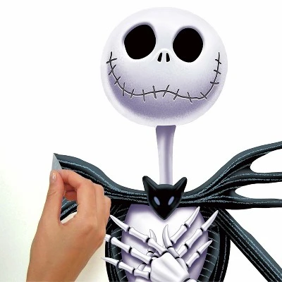 The Nightmare Before Christmas Jack Peel And Stick Giant Wall Decal Black - RoomMates 4 The Nightmare Before Christmas Jack Peel And Stick Giant Wall Decal Black - RoomMates - Image 2